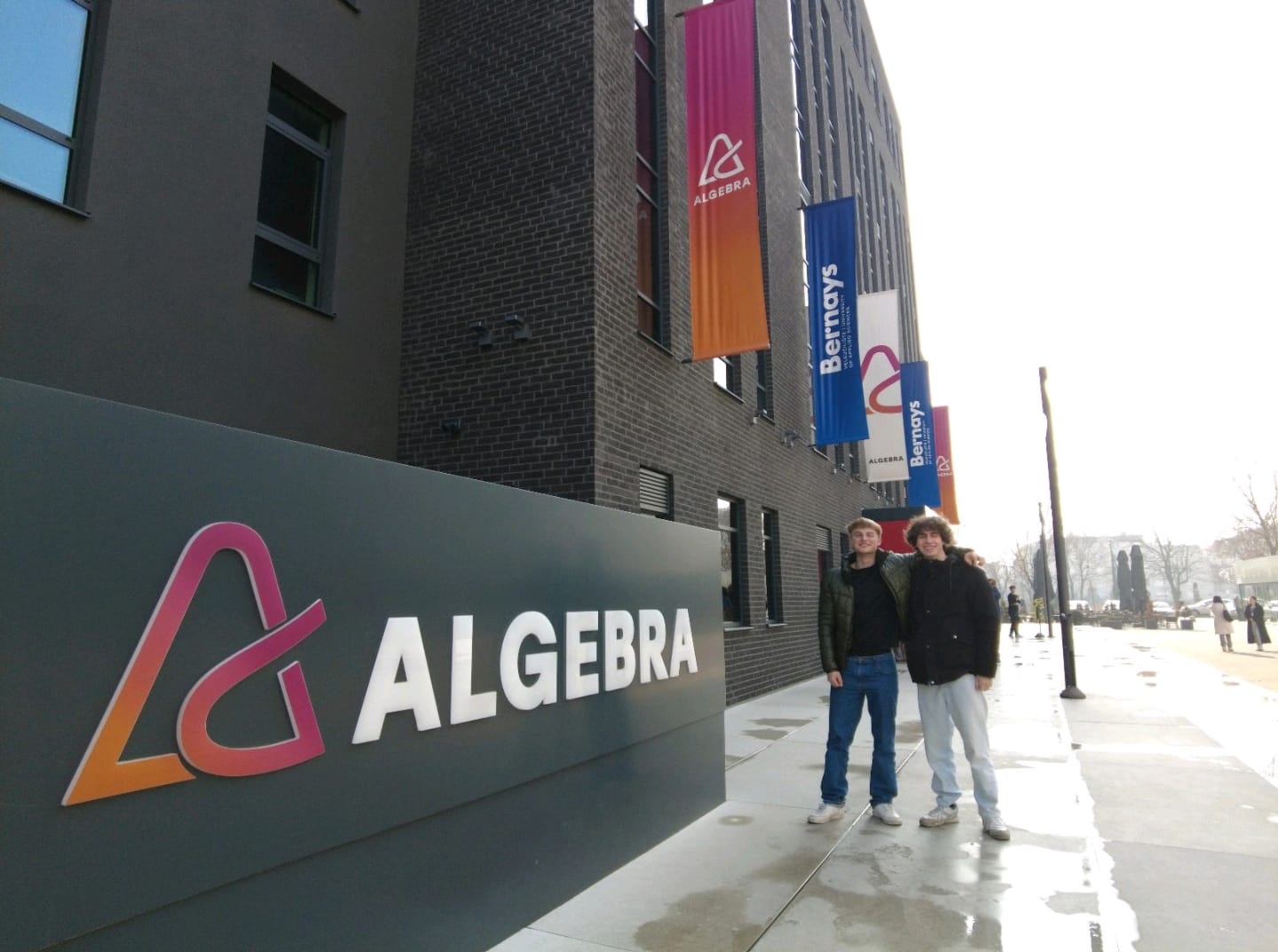 Universiteitsgebouw in Zagreb